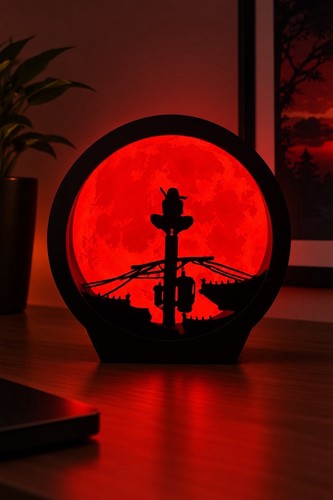 Lampada led luna itachi uchiha - lampada,